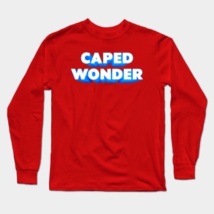 CapedWonder logo 4 Long Sleeve T-Shirt